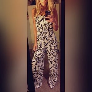 Alice + Olivia Botanical Wide leg Jumpsuit NWT Sz2